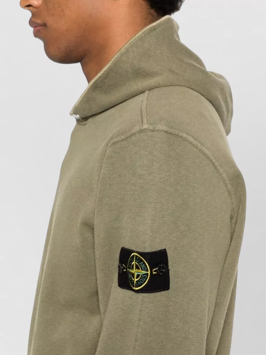 Stone Island Cotton Logo Hoodie