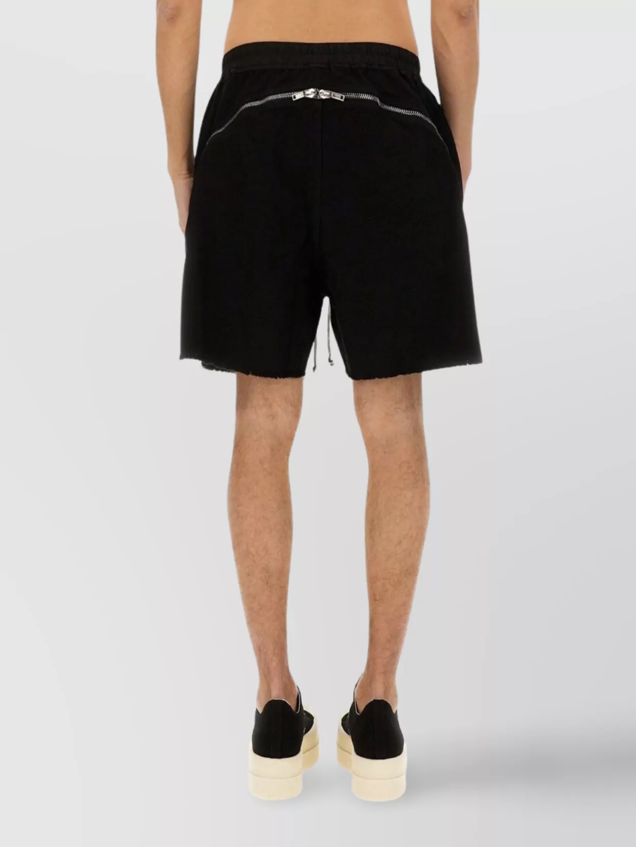 Rick Owens Drkshdw Drkshdw By Rick Owens Zippered Boxer Shorts In Black