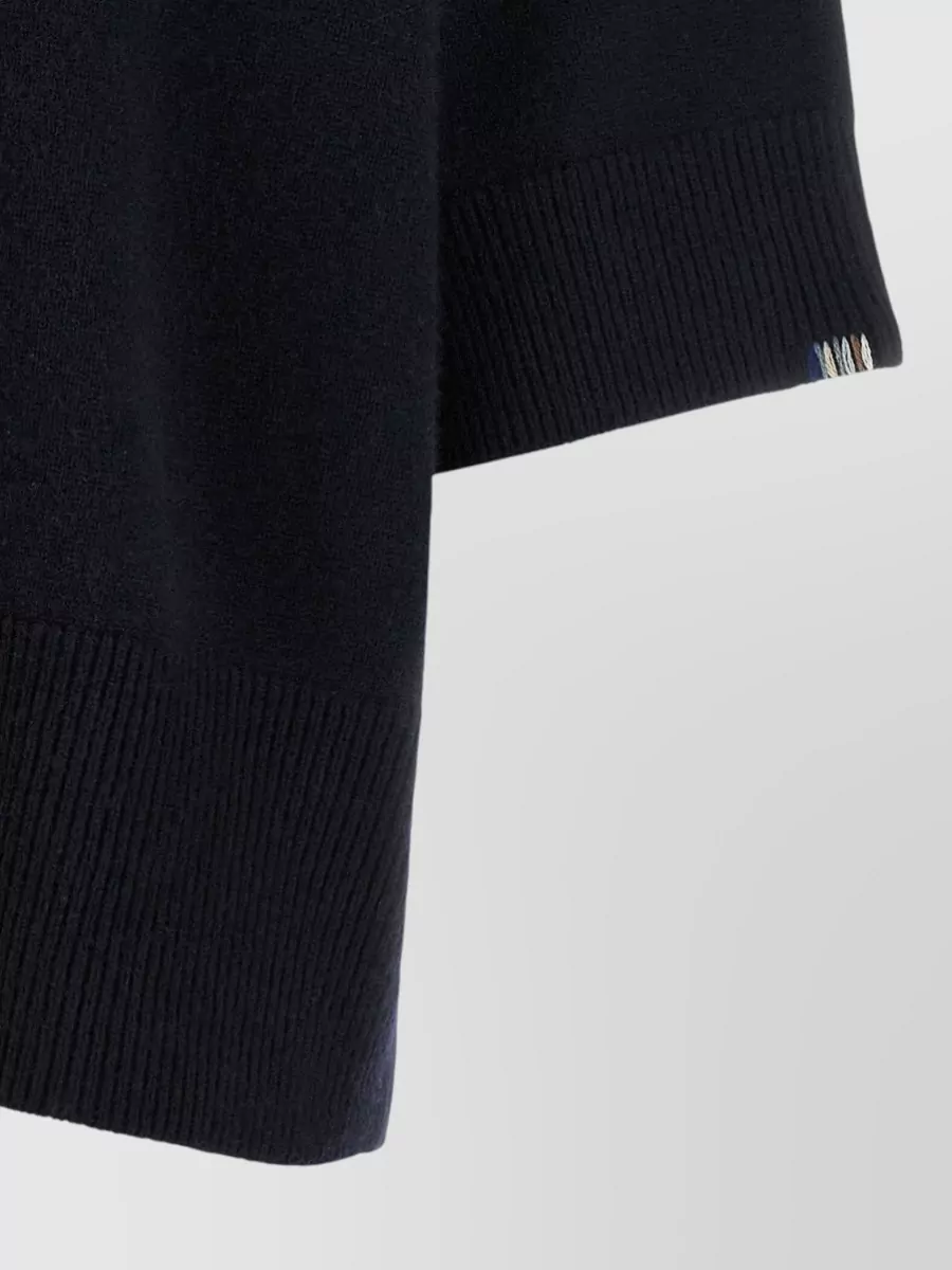 Extreme Cashmere Cashmere Ribbed-Hem 3/4-Sleeve Sweater