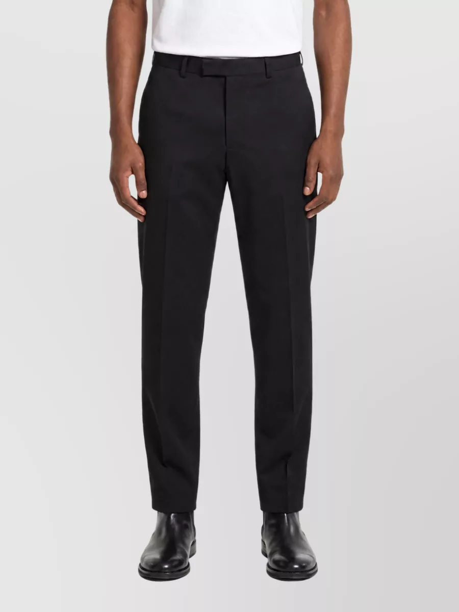 Pt Torino Virgin wool mid-rise straight-leg trousers