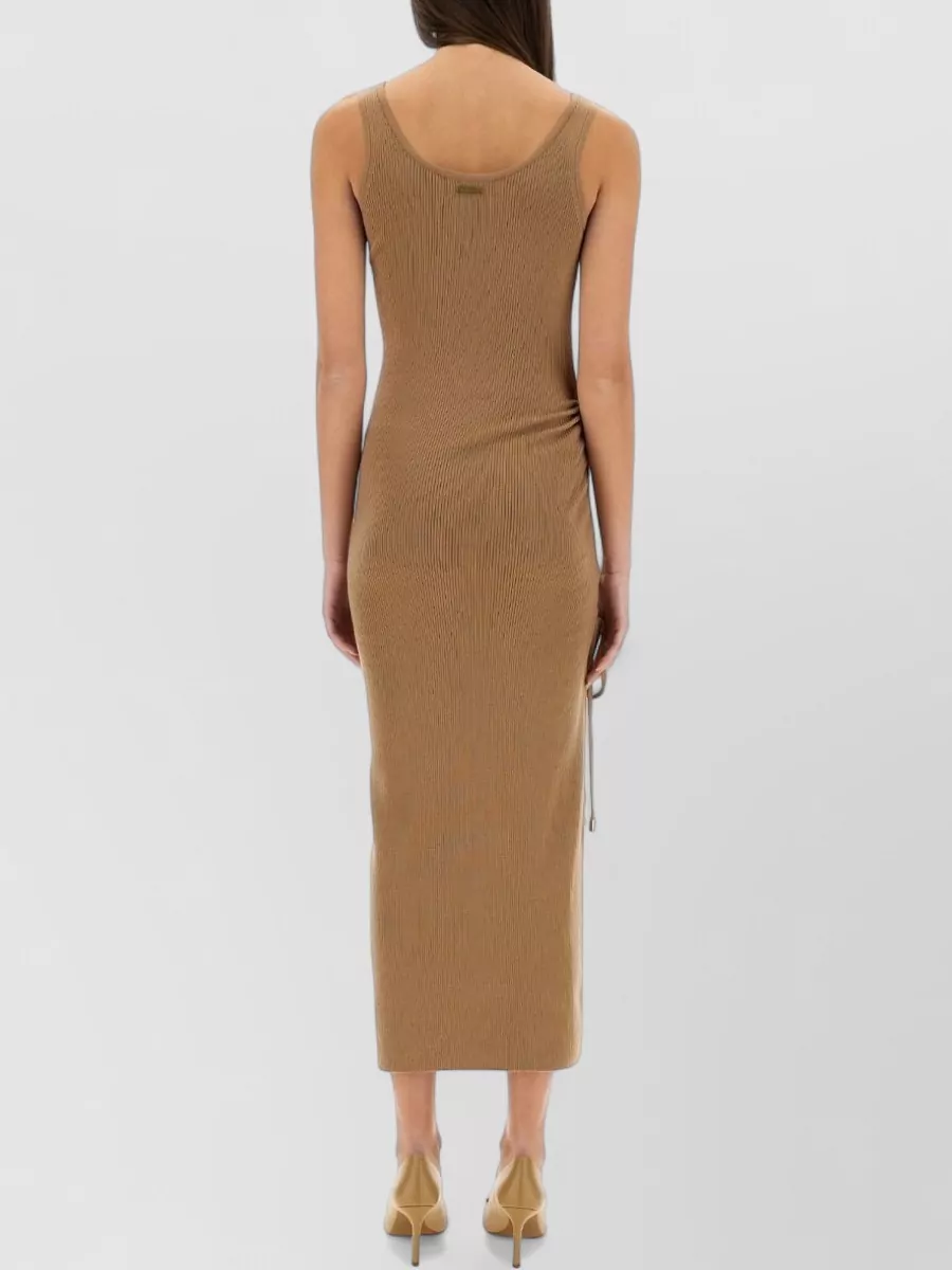 Michael Kors Merino Wool Slim-Fit Maxi Dress