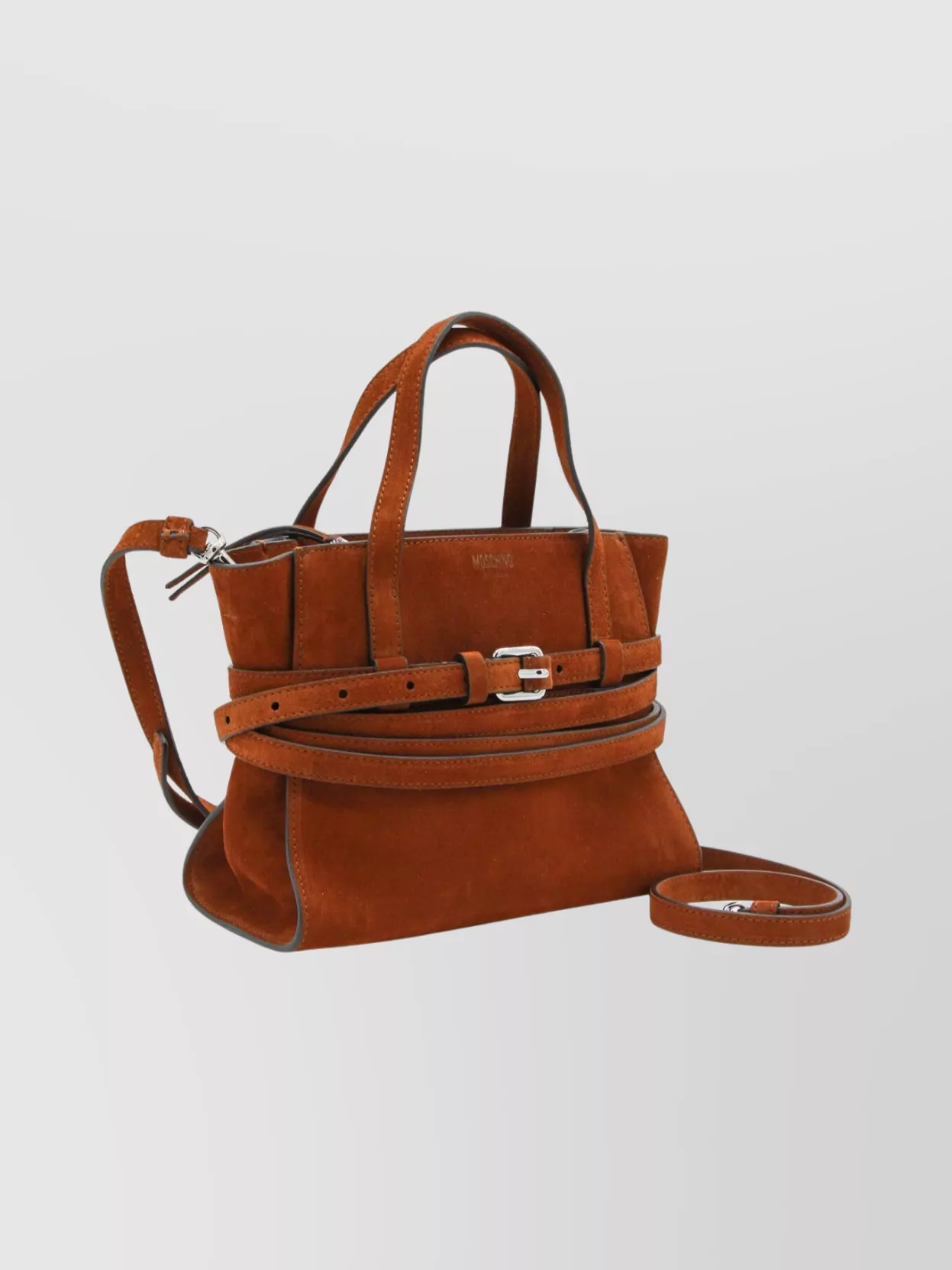 Moschino Shoulder Bag With Adjustable Strap And Buckle