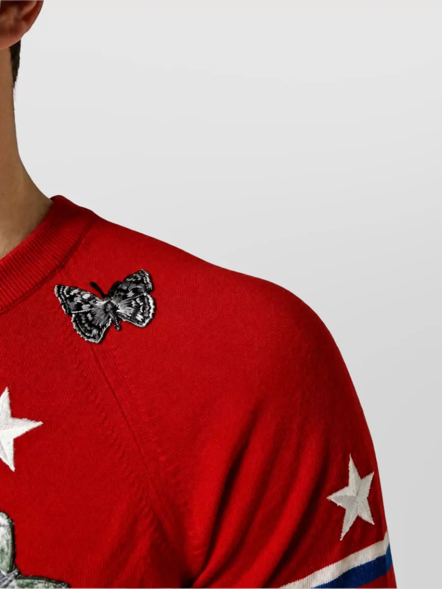 Dolce&Gabbana Virgin Wool Crew Neck Sweater