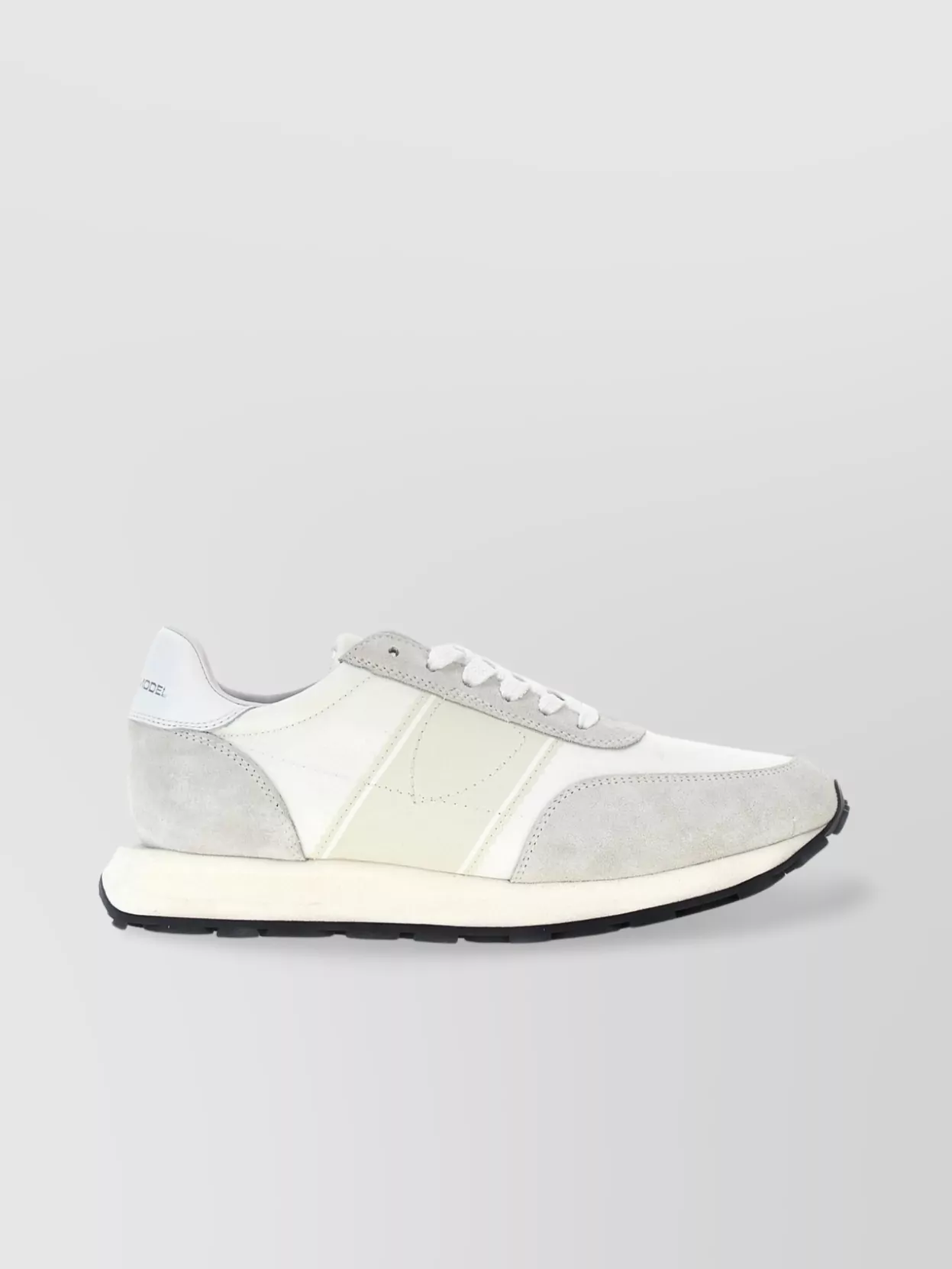 Philippe Model Low-top Rubber Sole Sneakers With Suede Overlays