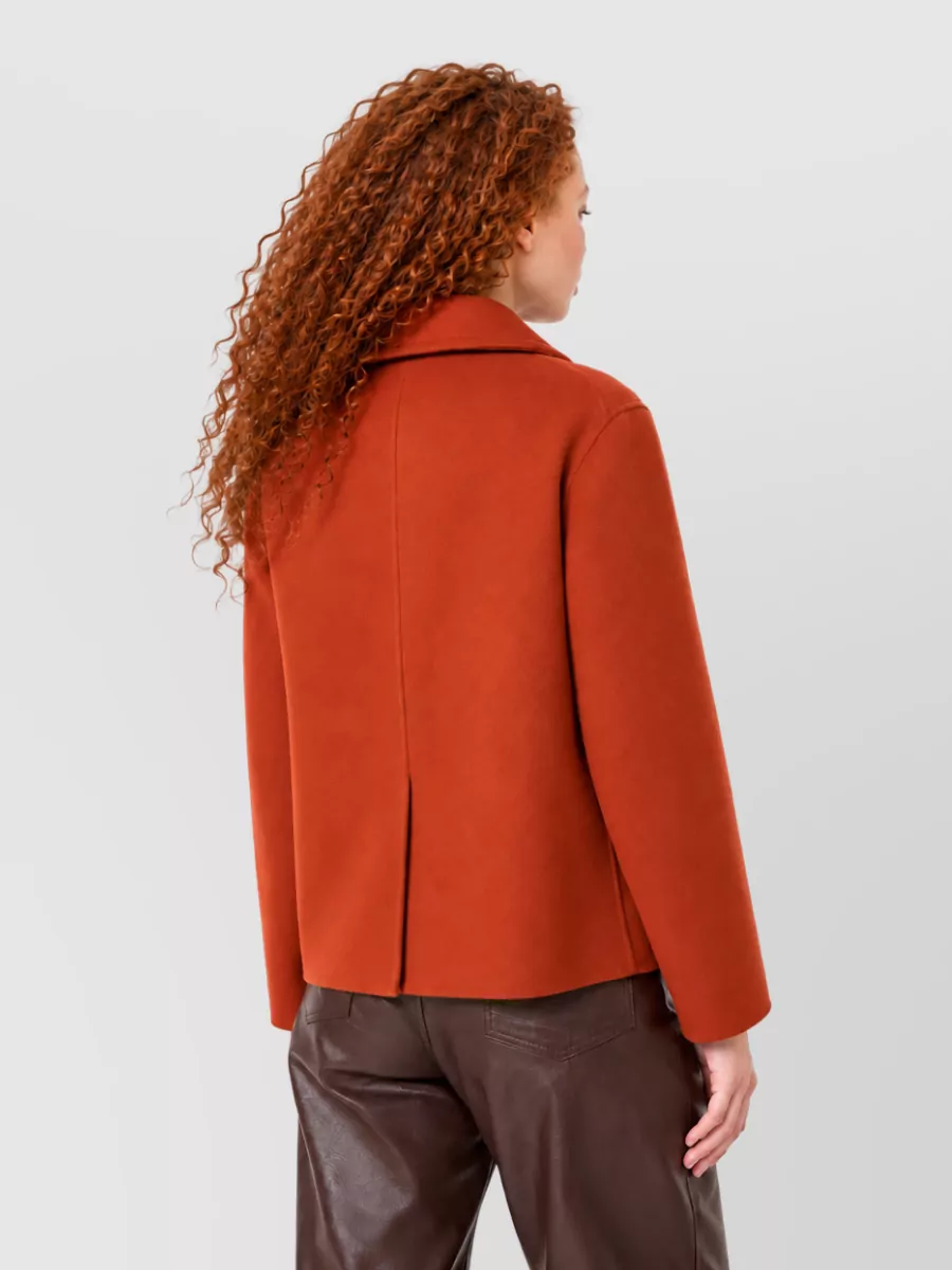 S Max Mara Wool Single-Breasted Coat