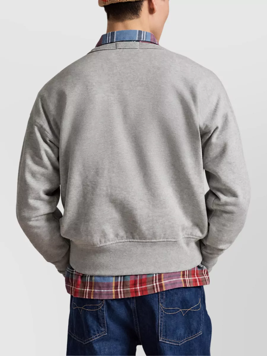 Polo Ralph Lauren Cotton-Blend Polo Bear Crew-Neck Sweatshirt