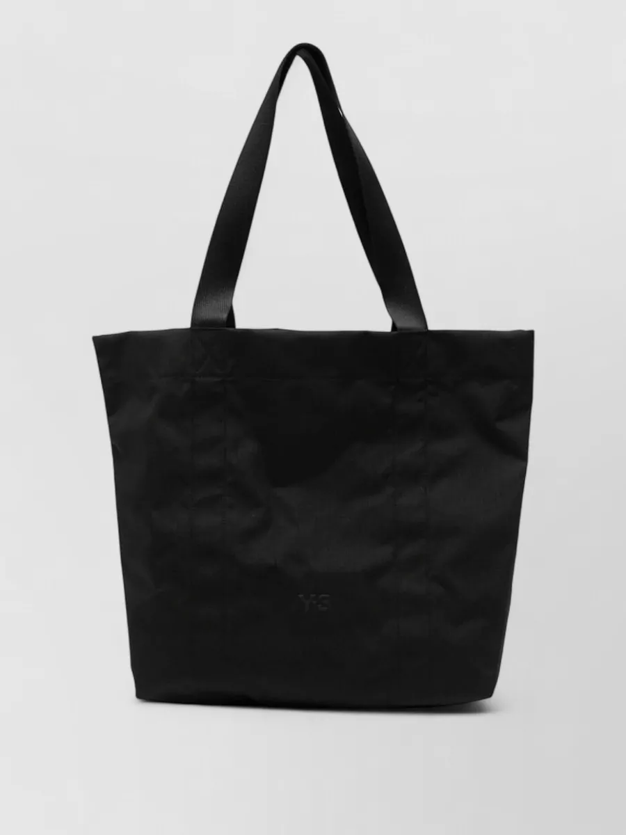 Y-3 logo print tote bag