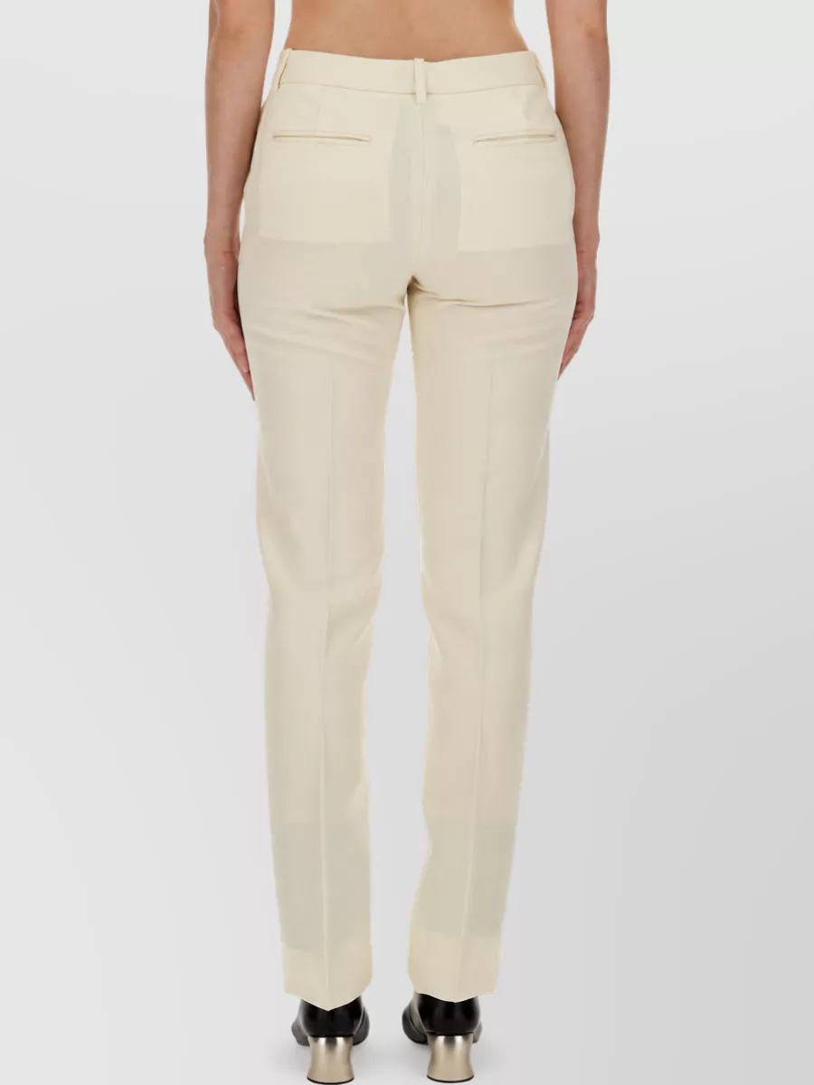 Jil Sander Wool Straight-Leg Trousers