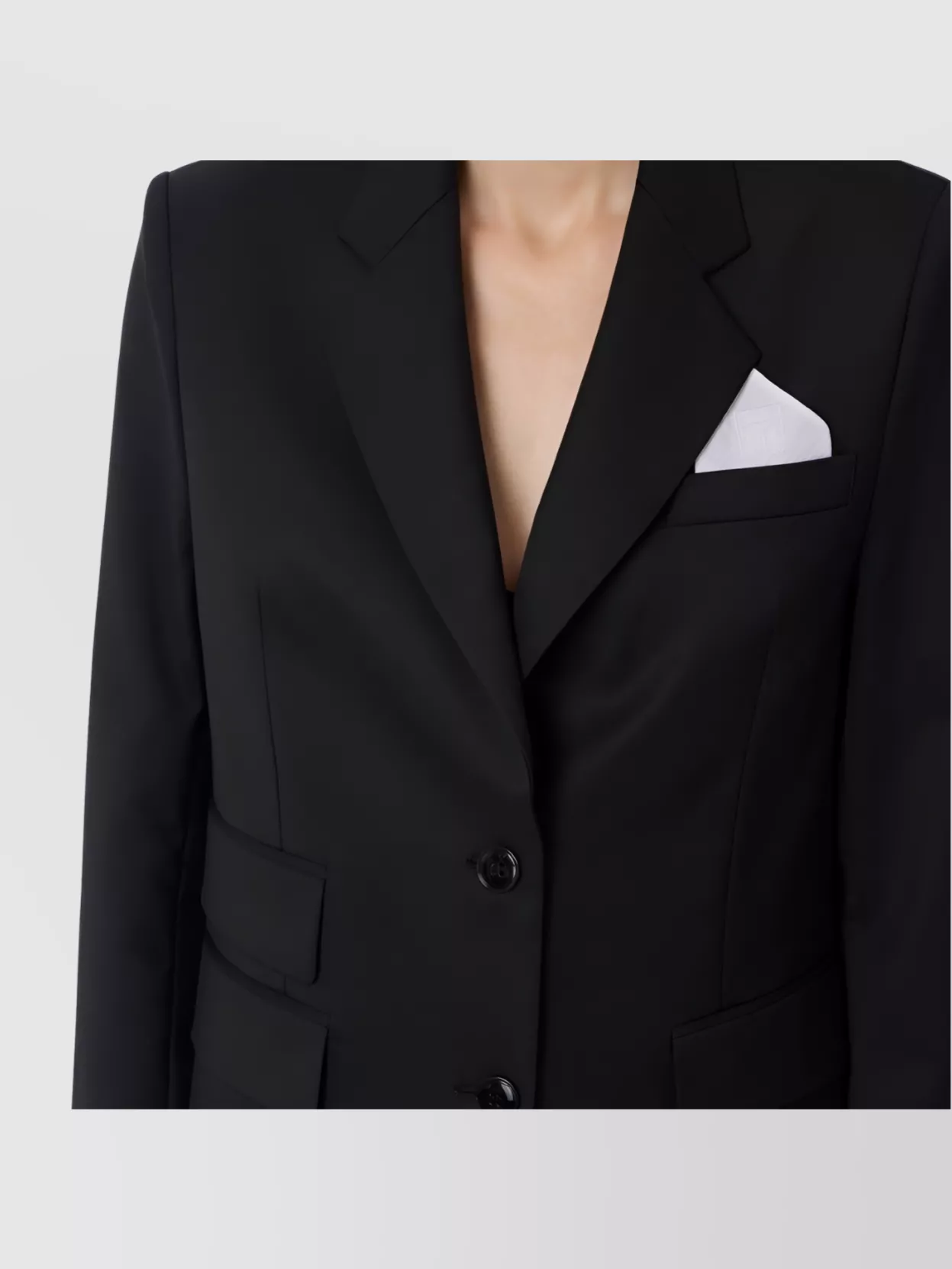 Elisabetta Franchi Tailored Single Breasted Jacket Pockets
