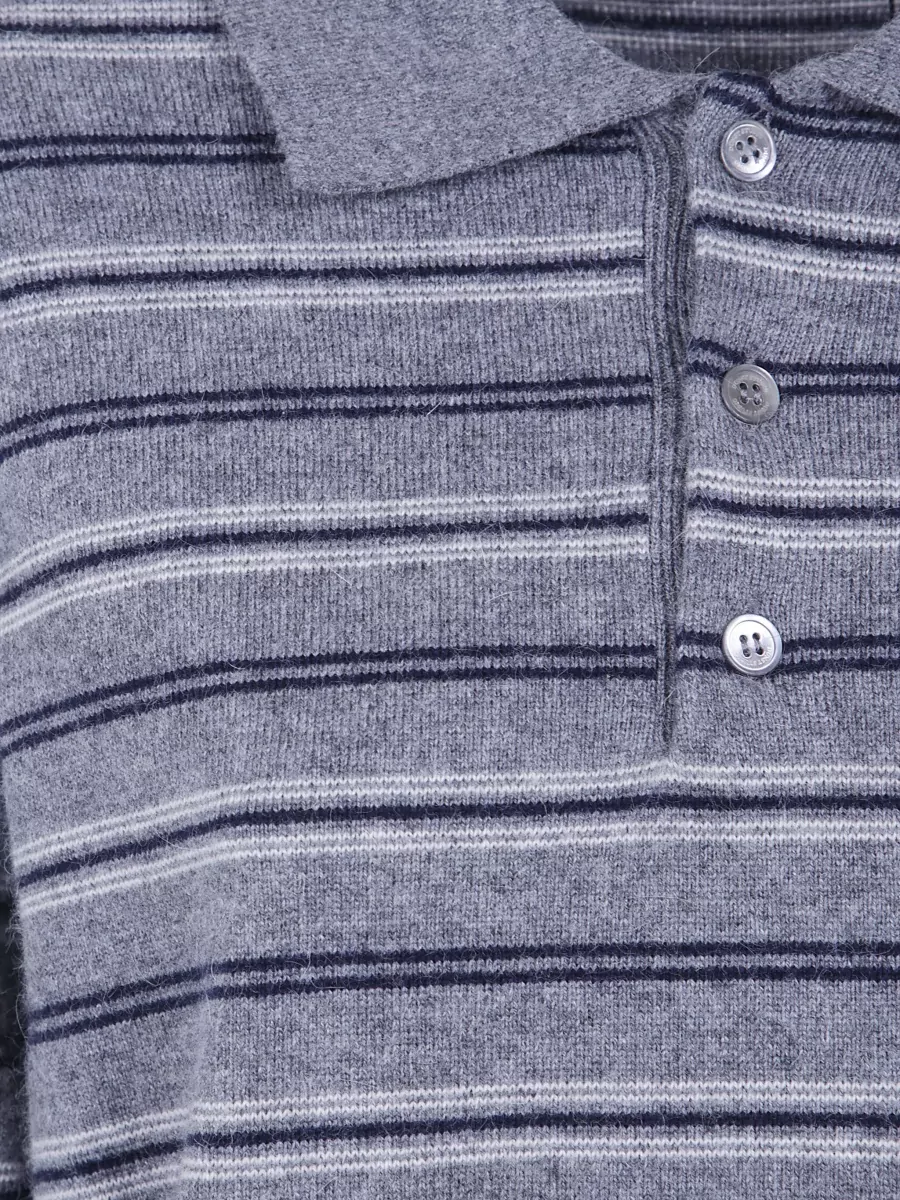 Dunst Striped Collared Jumper