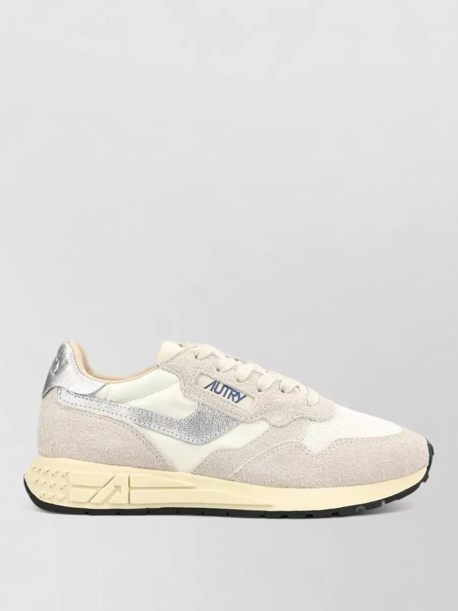 Autry Leather And Nylon Low-Top Sneakers
