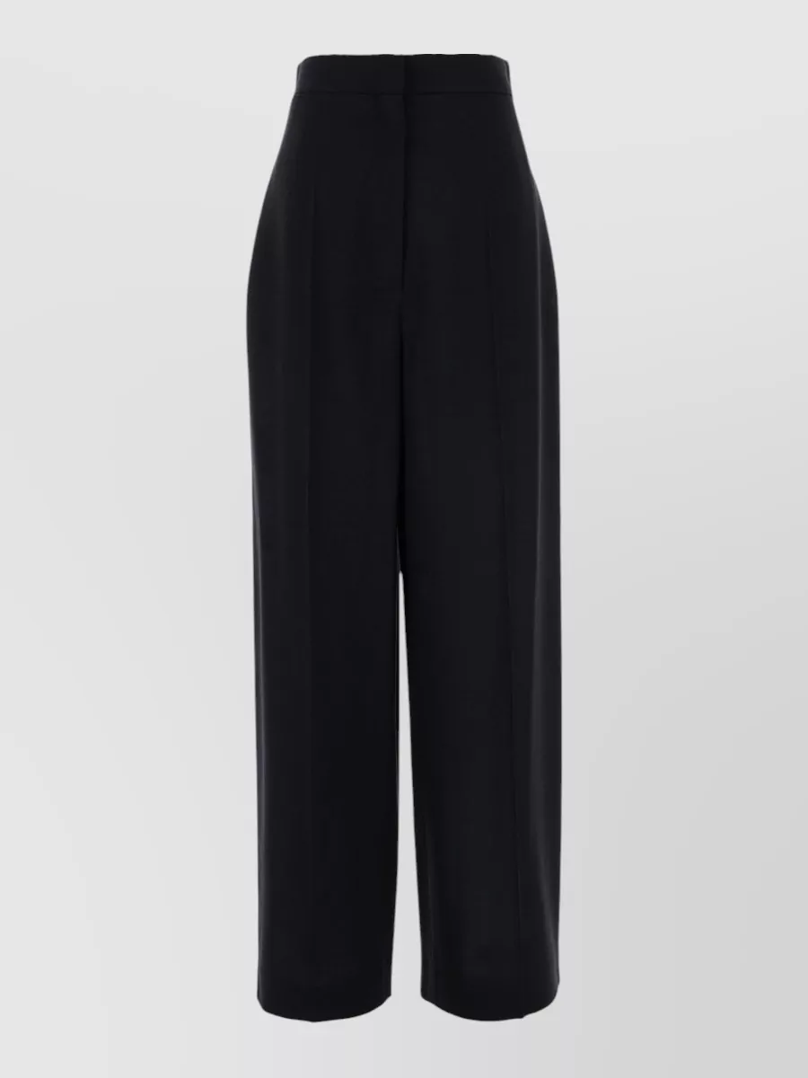 The Row High-waisted Wide-leg Trousers Side Pockets