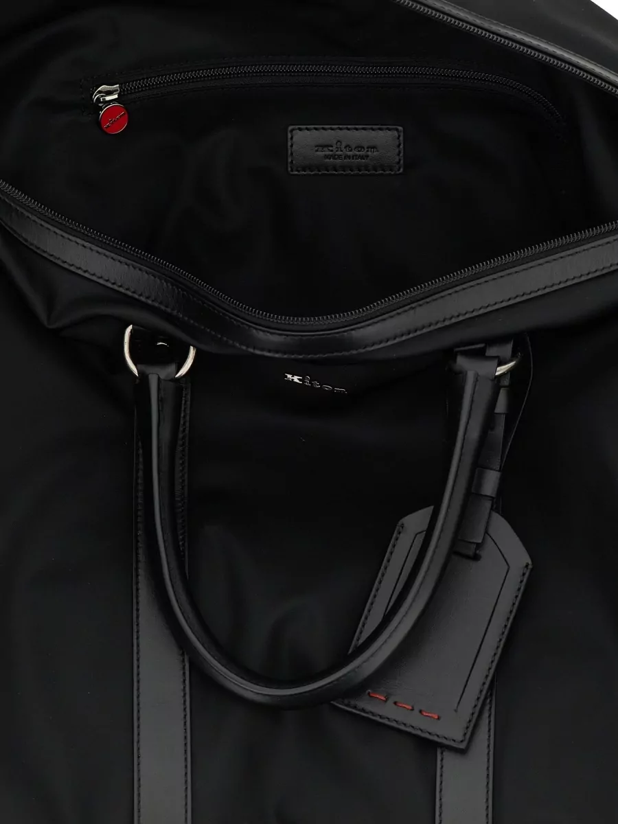 Kiton Weekend Travel Bag Detachable Strap Handles