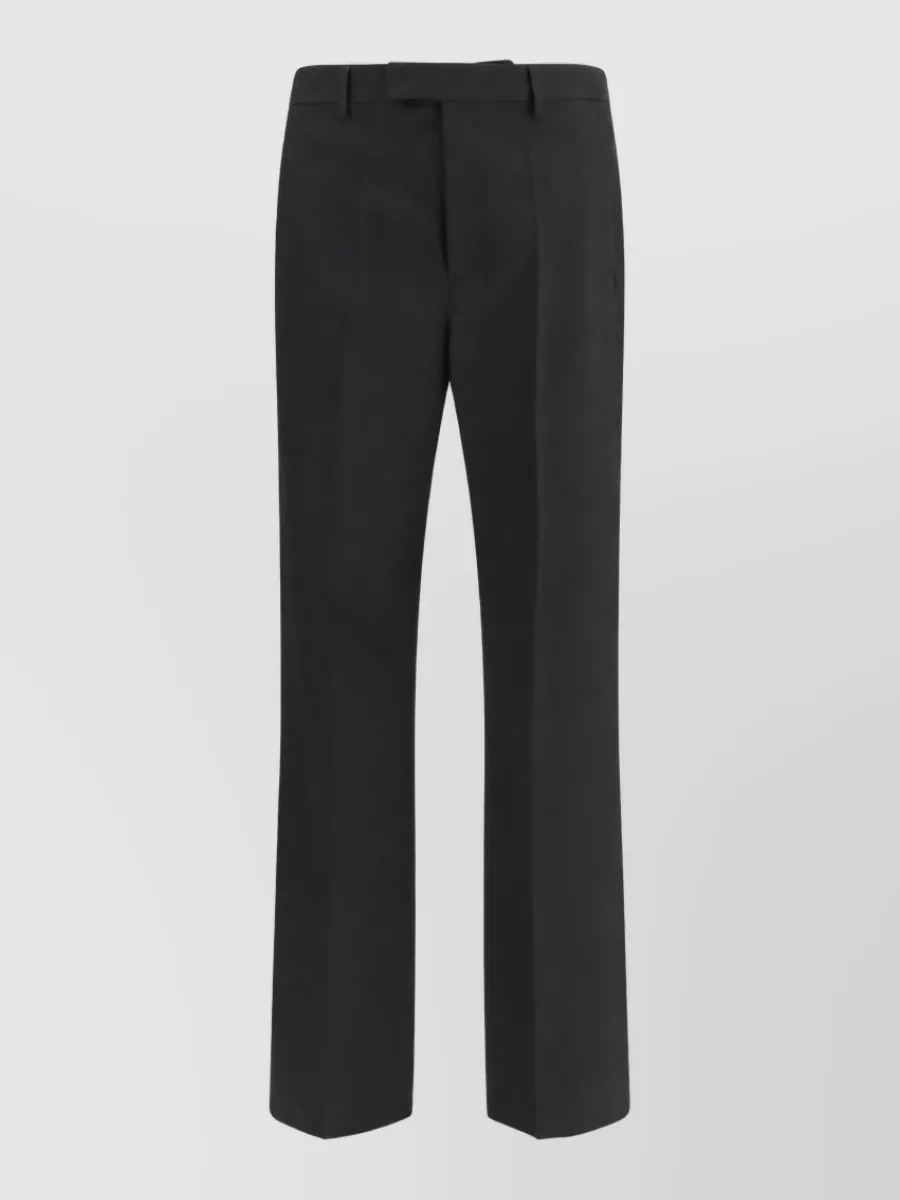 Valentino merino wool pleated tailored trousers