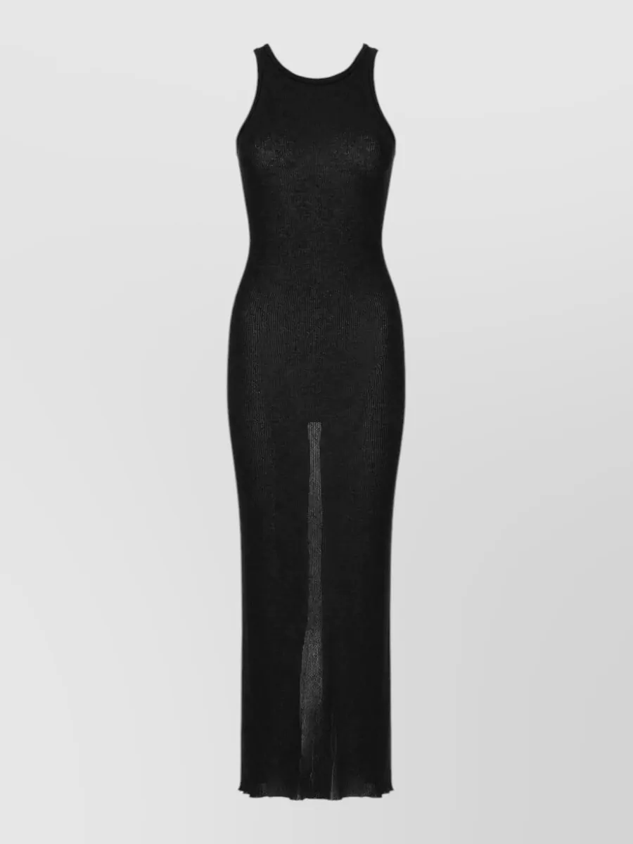Rick Owens silk blend maxi dress
