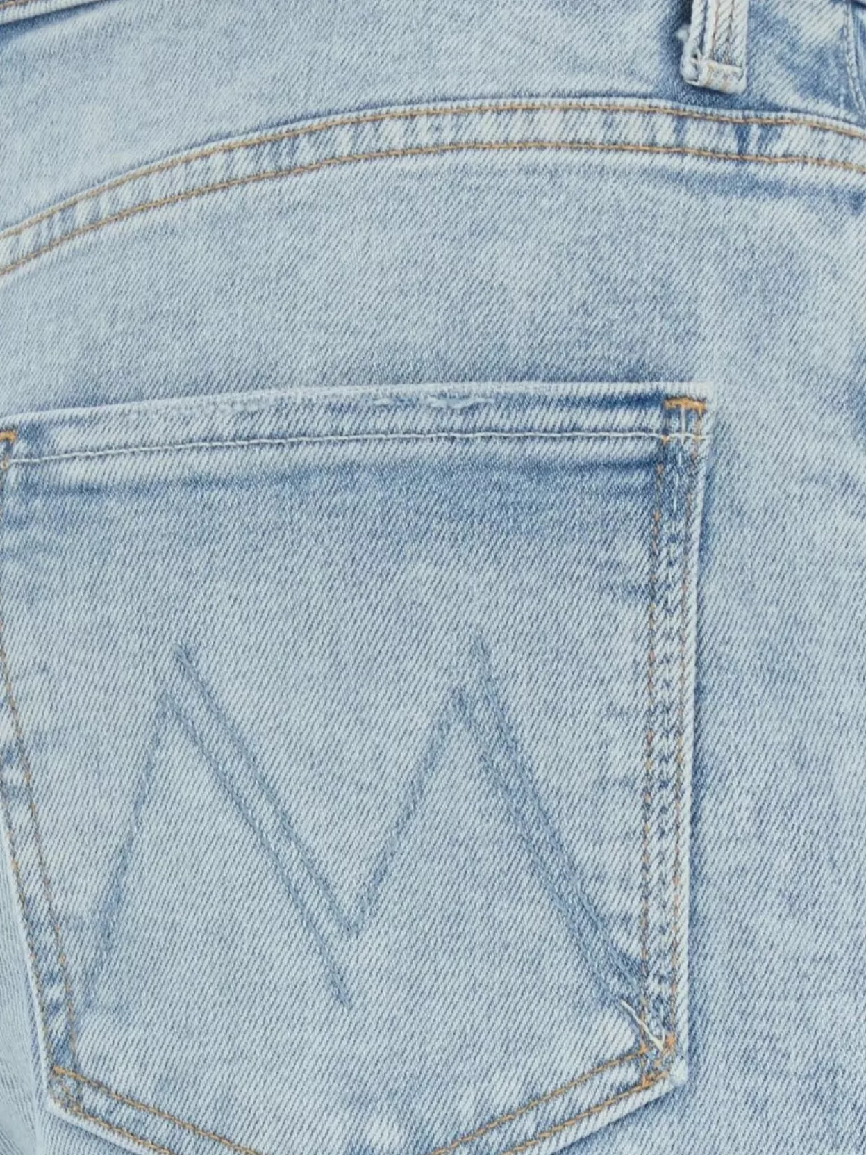 Mother The Tomcat Roller Skimp Jeans In Washed Light