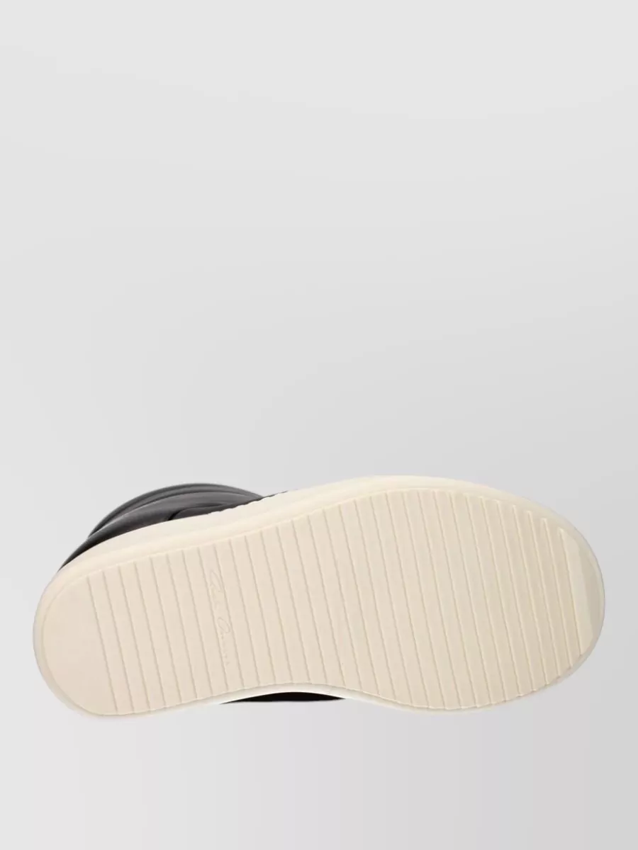 Rick Owens Leather Ankle Boots