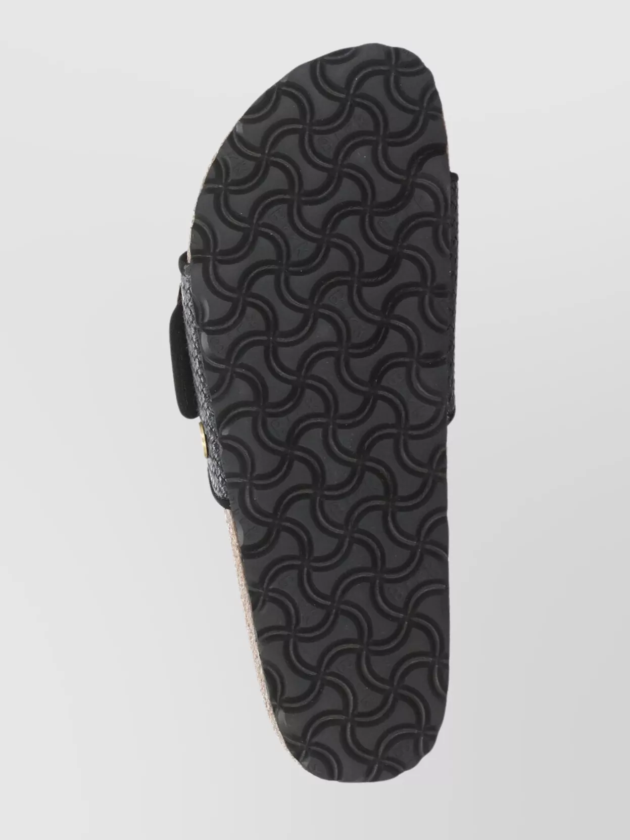 Birkenstock Raffia Sandals With Textured Strap And Buckle