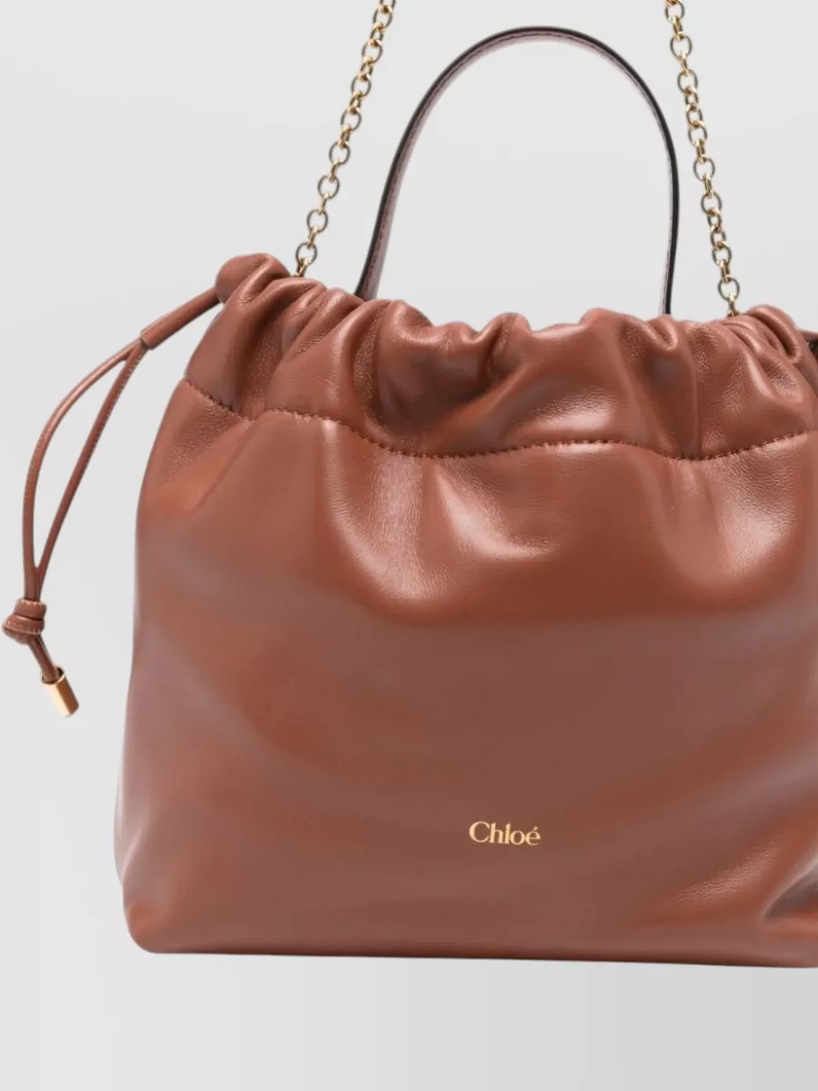 Chloé Chloé Icons Small Lambskin Bucket Bag