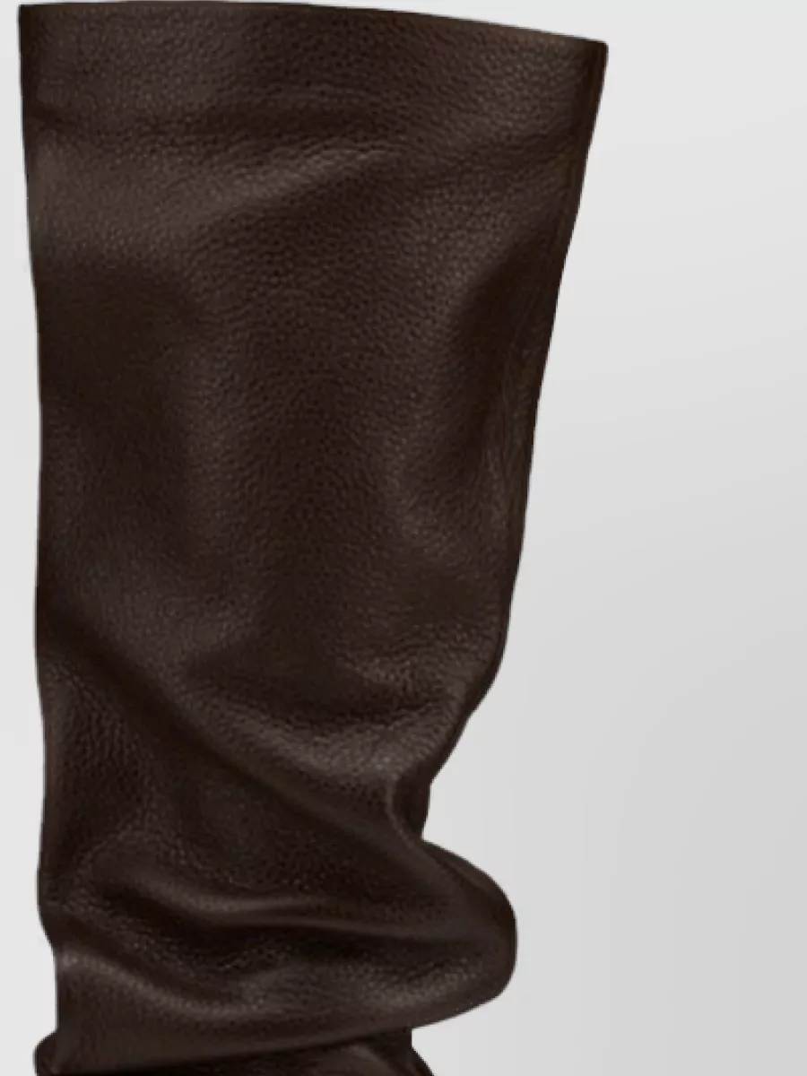 Christian Louboutin Leather Knee-High Stiletto Boots