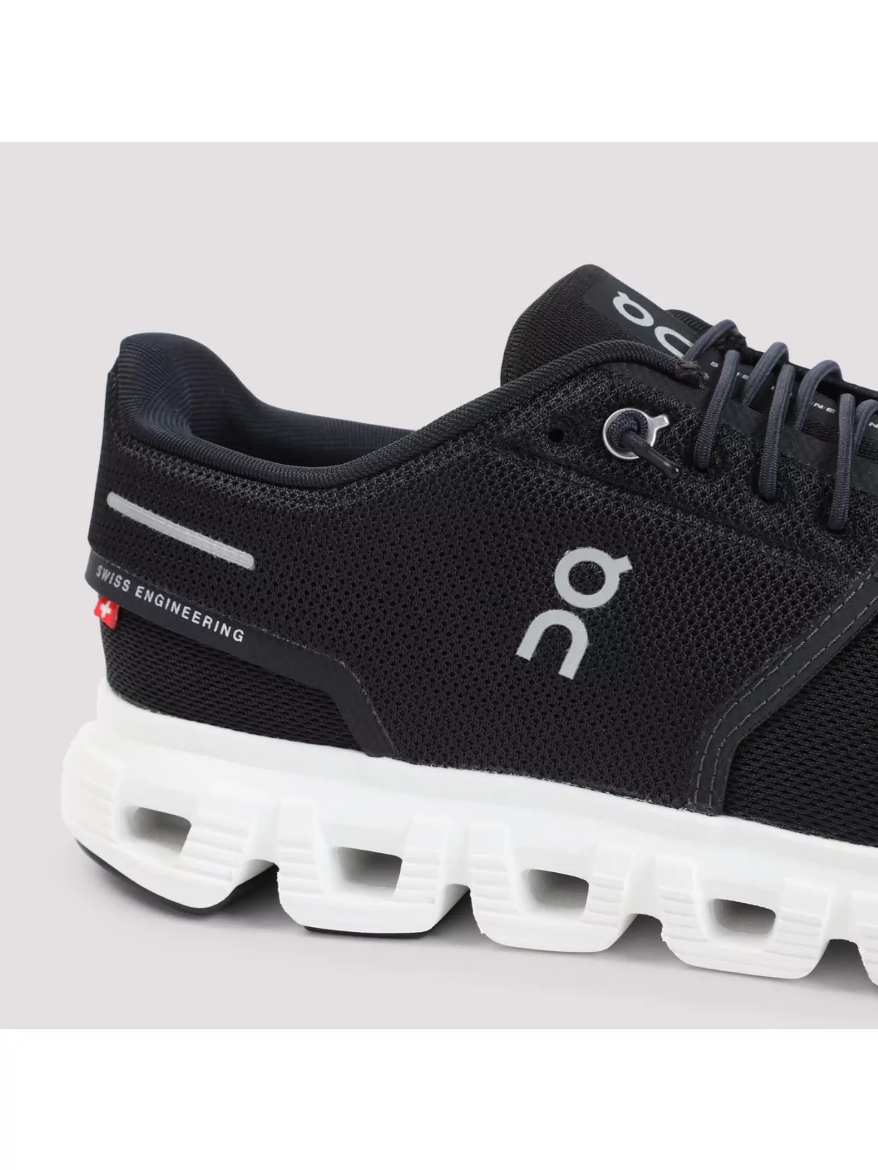 On Cloud 6 Mesh Sneakers In Black