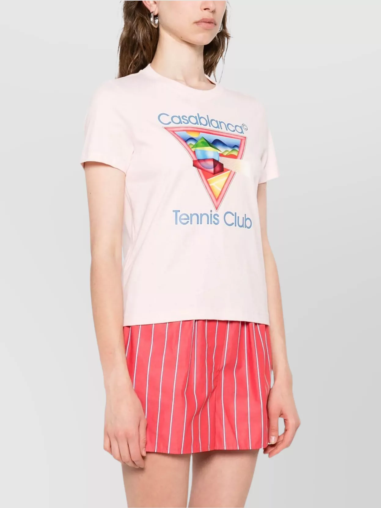 Casablanca Tennis Club Graphic Print T-Shirt