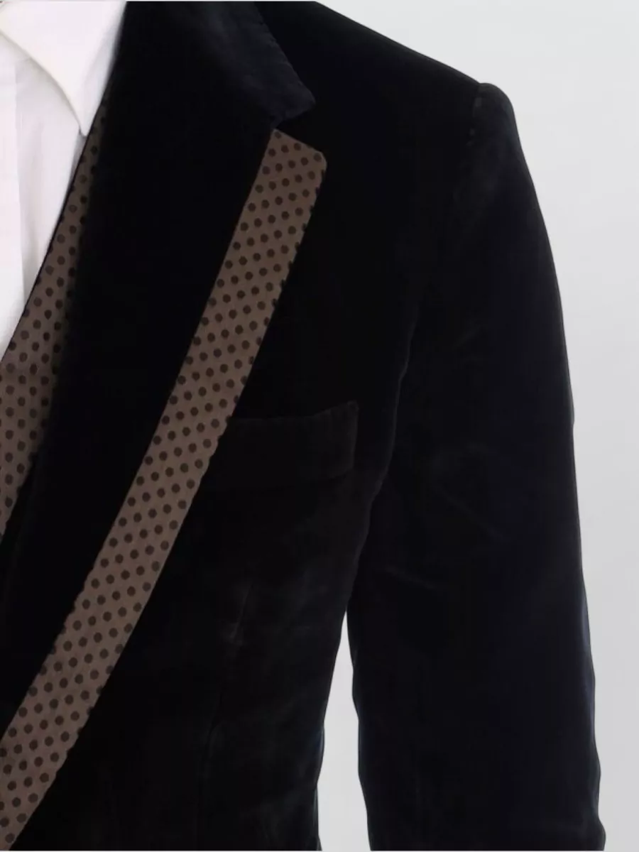 Dolce&Gabbana Silk Velvet Slim Three Piece Suit