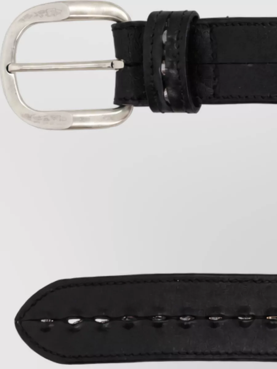 Golden Goose Studded Leather Belt