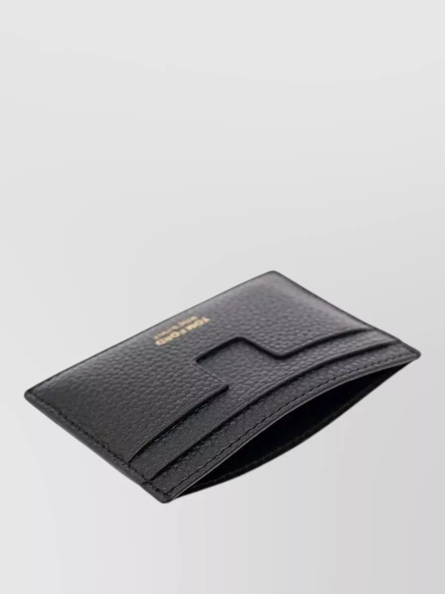 Tom Ford Grain Leather Card Holder