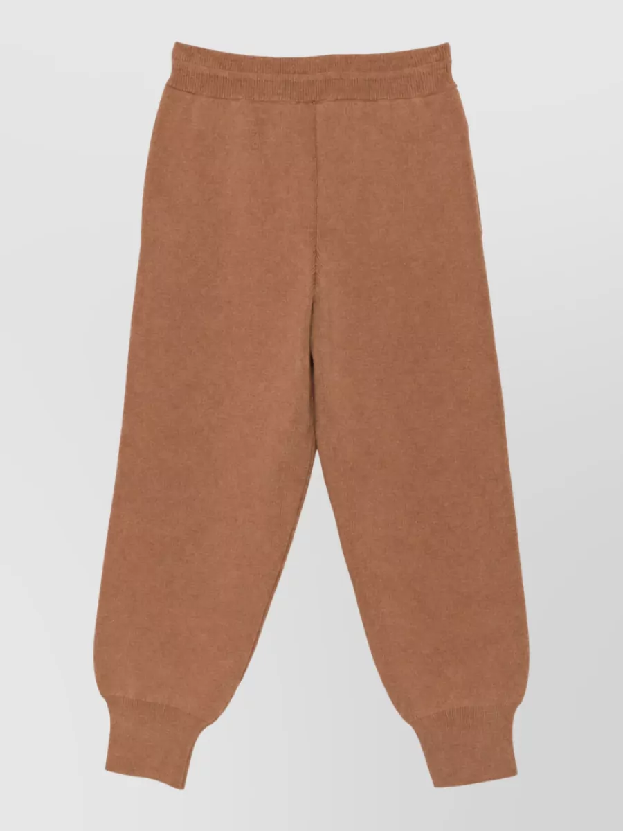 Ami Paris Merino Wool Drawstring Jogging Trousers