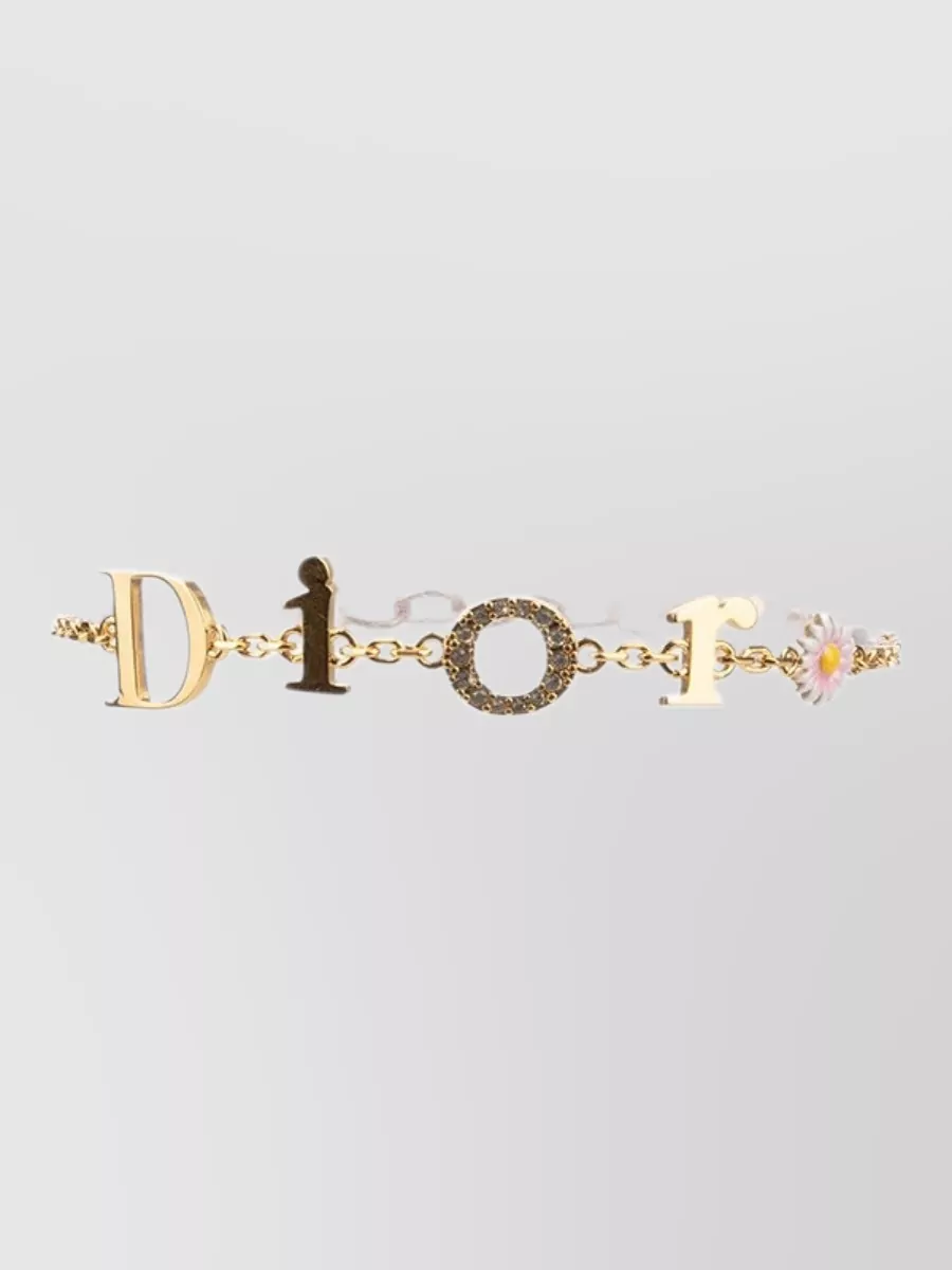 Christian Dior Crystal Pendant Necklace