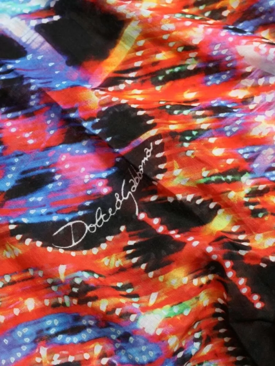 Dolce&Gabbana Printed V-Neck T-Shirt