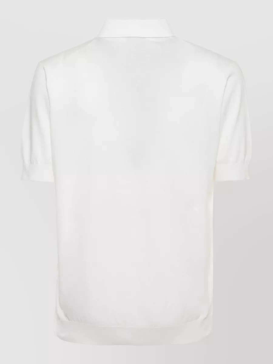 Lardini Cotton Short-Sleeve Polo Shirt