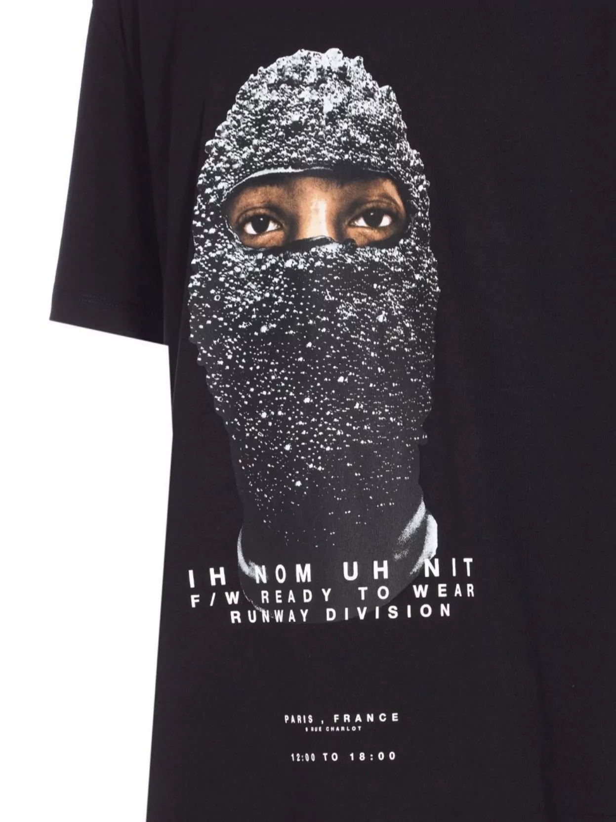 Ih Nom Uh Nit Graphic Mask Print Crewneck T-shirt In Blue