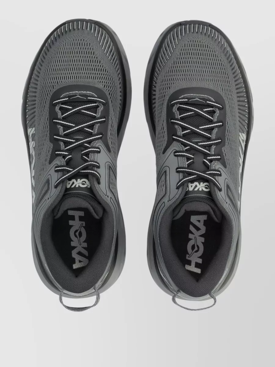 Hoka One One Textile Bondi 7 Lace-Up Sneakers