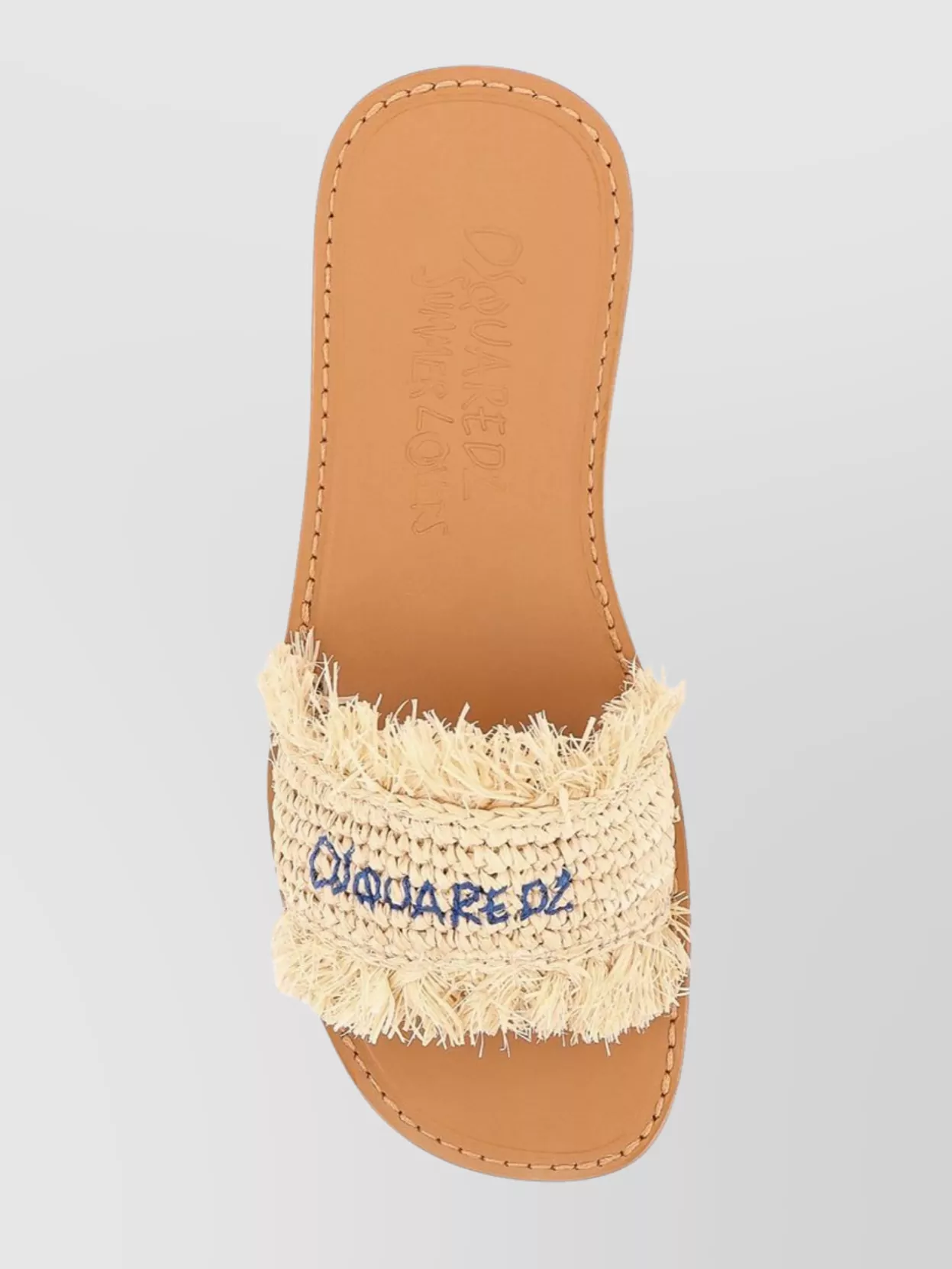 サンダル・ミュール Dsquared2 Dsquared2 Summer Lovers Rafia Sandals Summer Lovers Raffia Slides