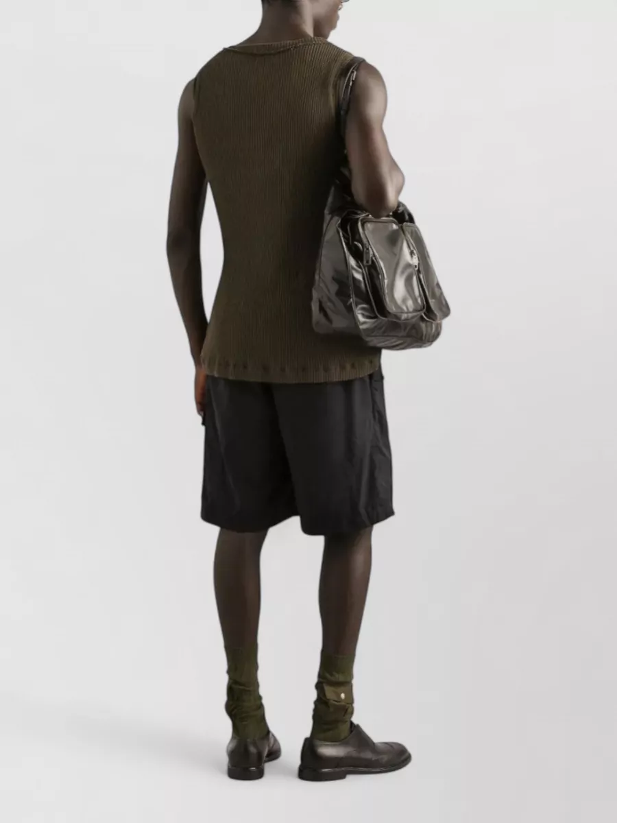 Dolce&Gabbana Utility Shorts Cargo Pockets Button Detail