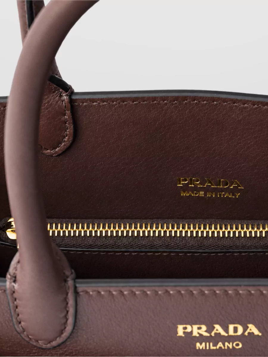 Prada Prelude Large Leather Tote Bag