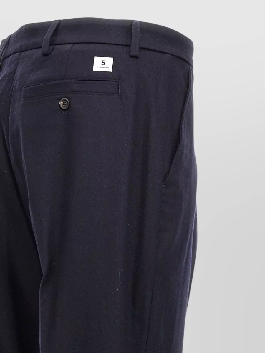 Department 5 Wool Blend Straight-Leg Trousers