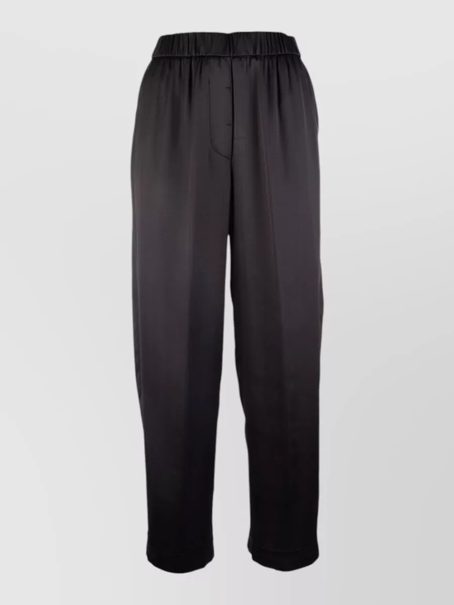 Peserico Tailored Trousers Featuring Single Back Pocket In Black