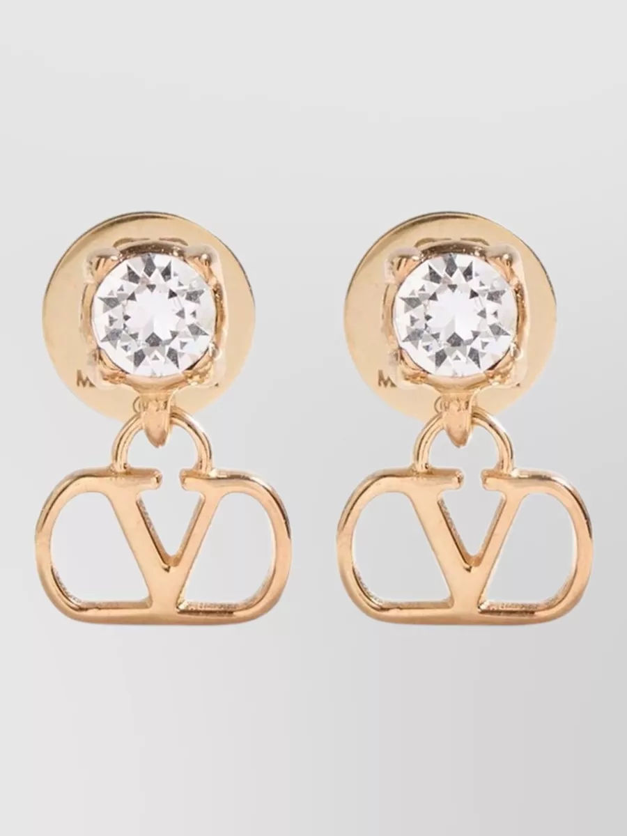 Valentino Garavani crystal-embellished earrings