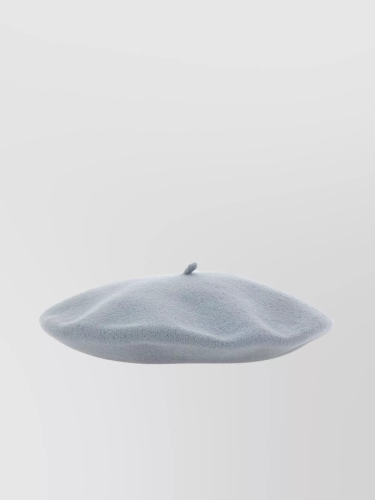 Borsalino Round Wool Beret Top Stem