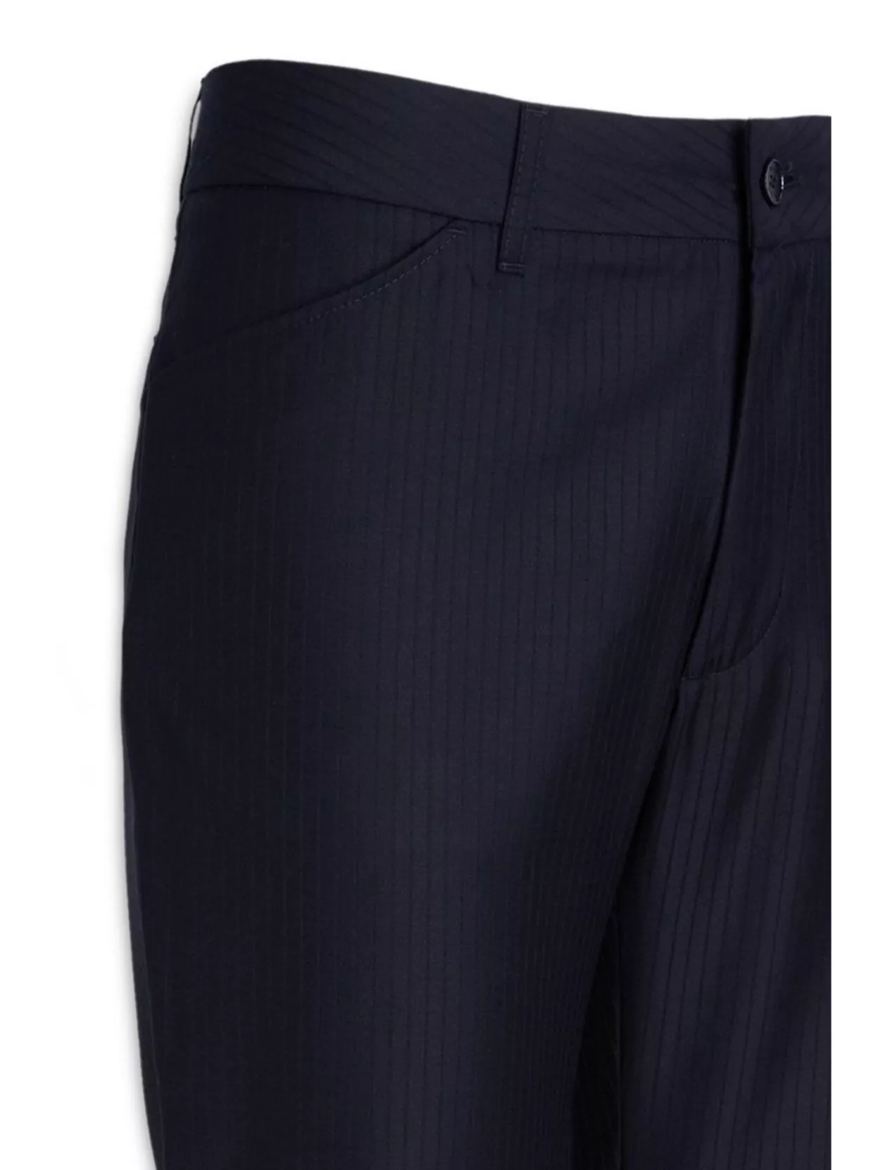 Etro Trousers Wool Pinstripe Motif