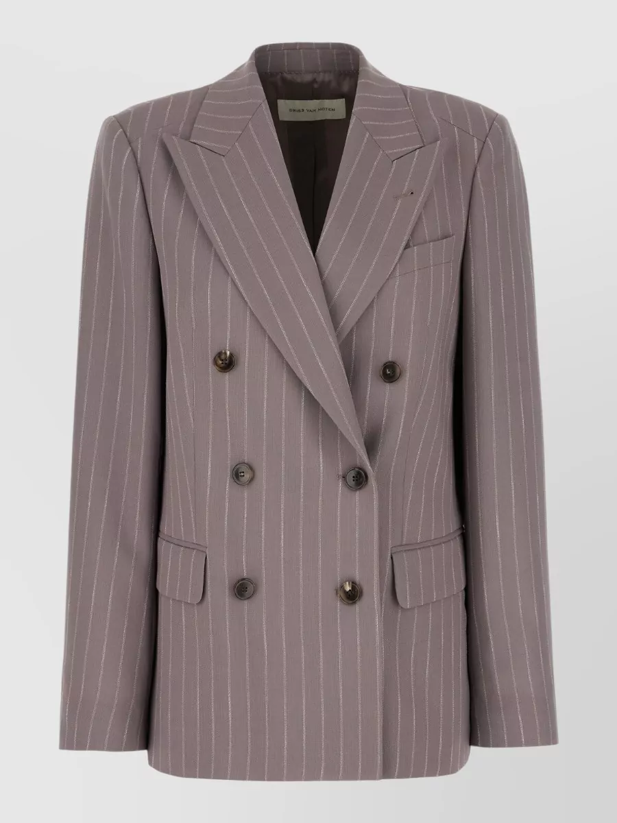 Dries Van Noten Embroidered Wool Blazer