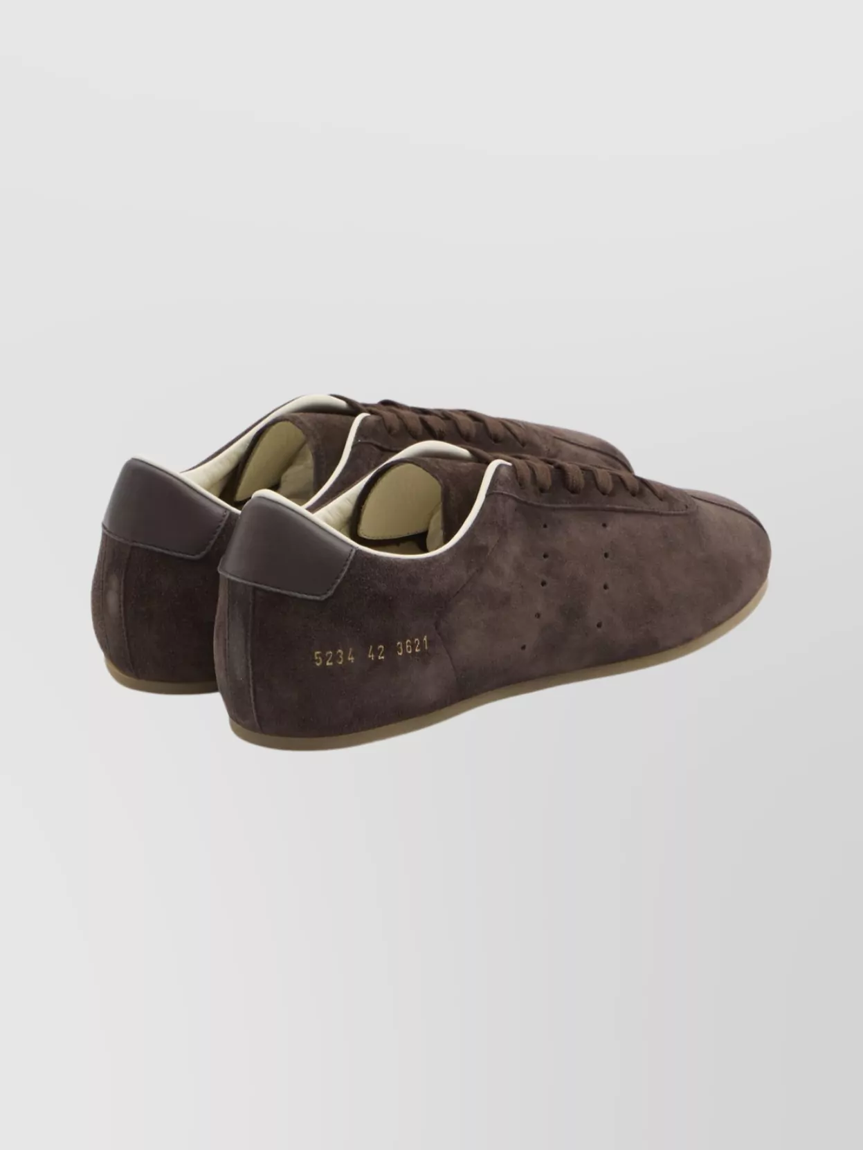 Common Projects Suede Low-profile Driving Sneakers In Brown