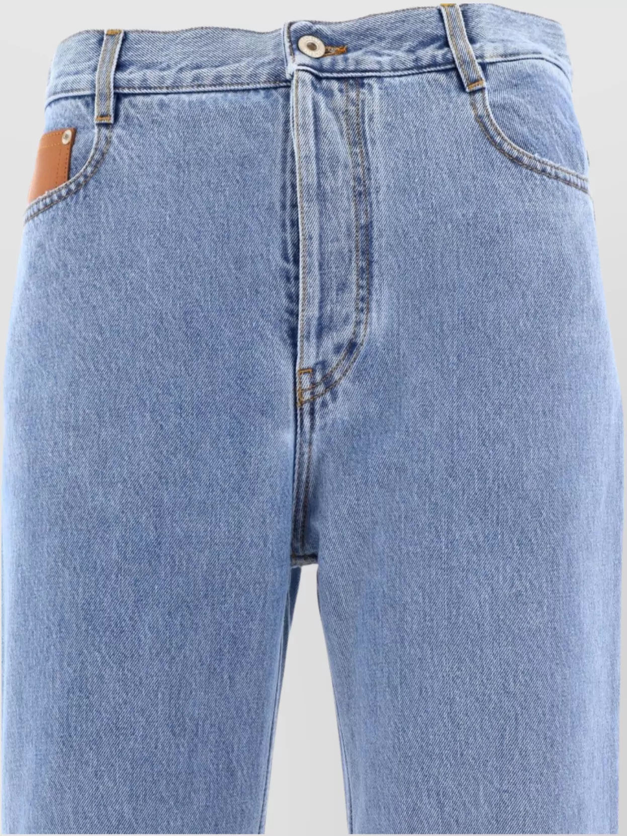 Loewe Casual Rolled Cuff Denim Trousers