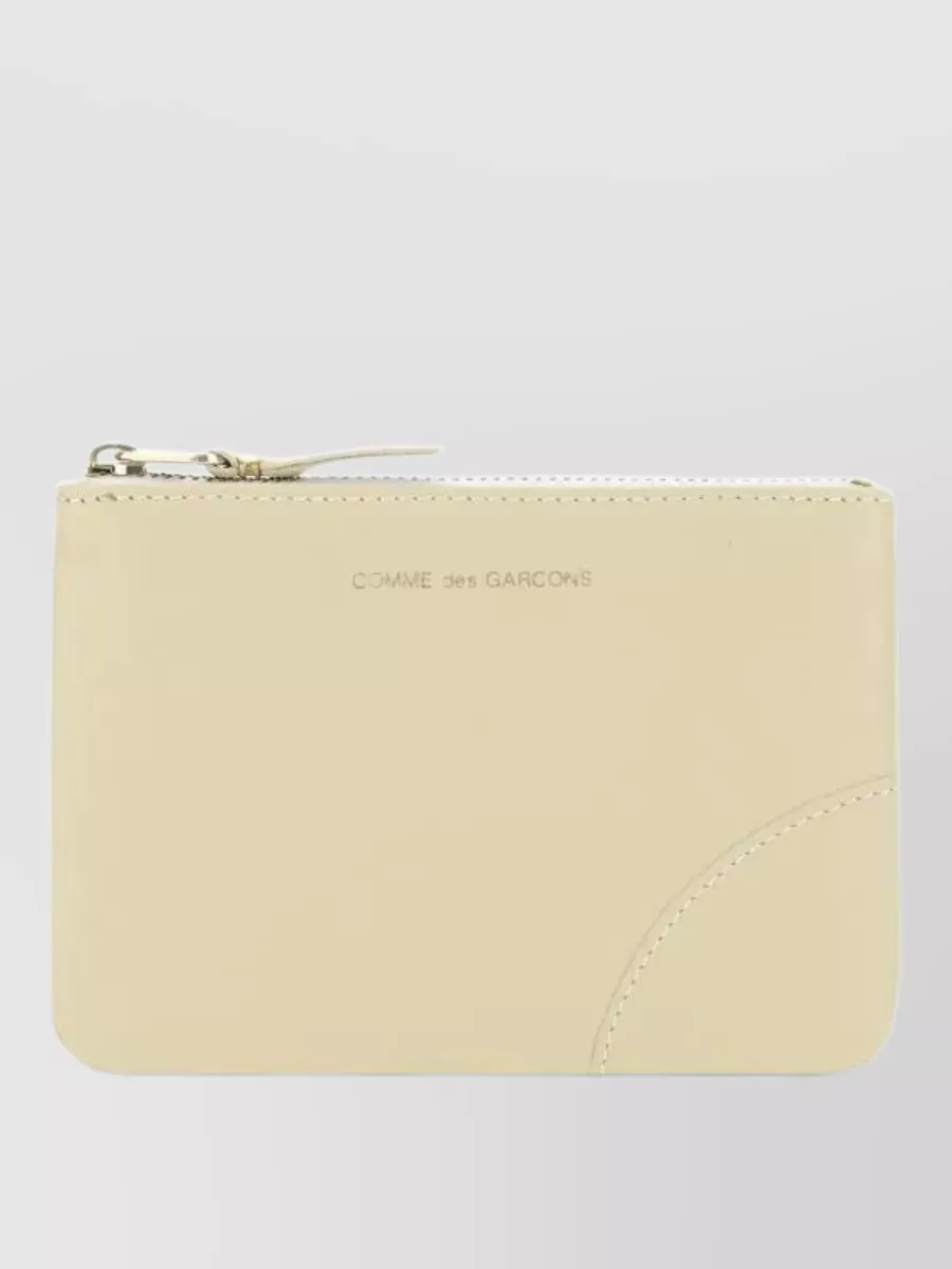 Comme Des Garçons Zip Around Smooth Leather Wallet Design