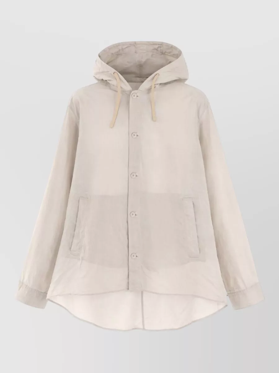 Our Legacy hooded oversized shirt jacket
