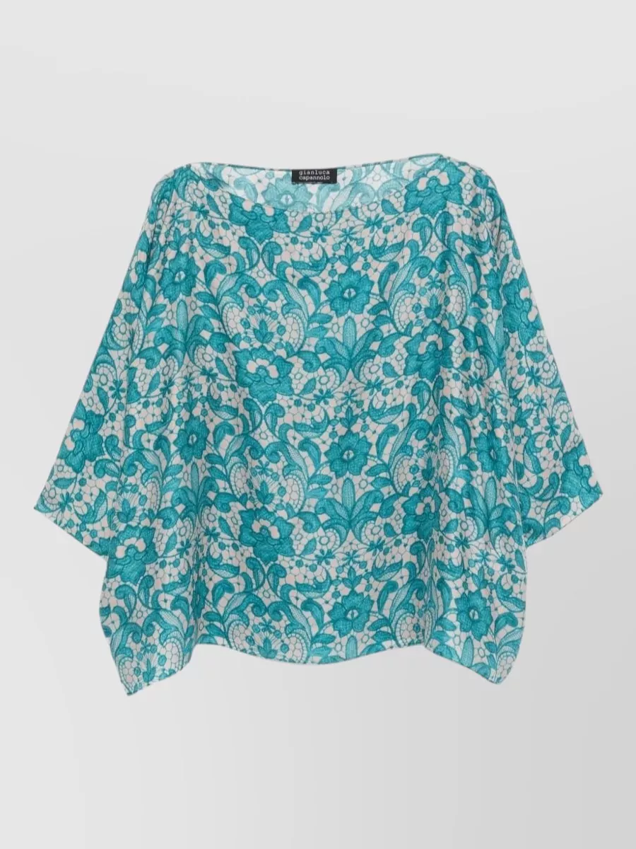 Gianluca Capannolo silk floral-print blouse