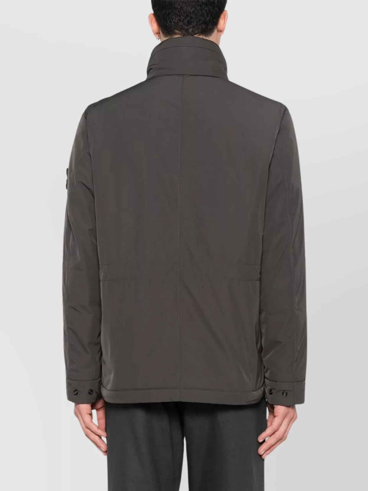 Stone Island Adjustable Cuff Jacket High Collar